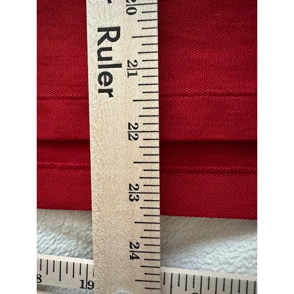 New Era Rutgers Scarlett Knights Men's SZ Medium Logo Short Sleeve Polo Red - Picture 9 of 12